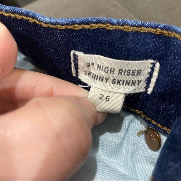 Madewell 9" High-Rise Skinny Jeans in Polly Wash Size 26 - Picture 9 of 11